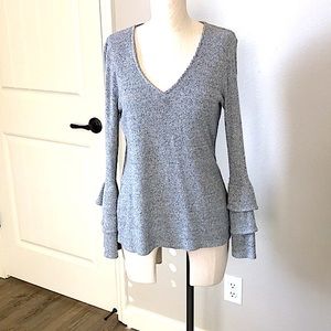 WHBM SOFT RIBBED TOP